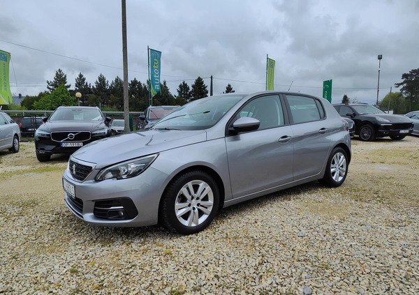 Peugeot 308 cena 58900 przebieg: 74800, rok produkcji 2021 z Lwówek małe 301